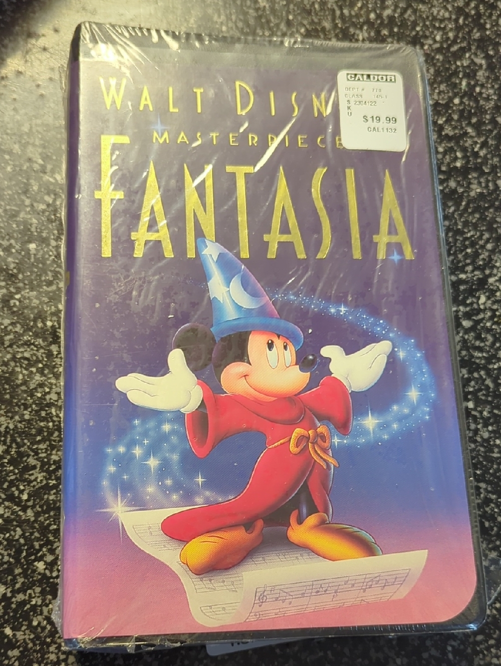 Walt Disney Masterpiece. Fantasia. Mickey
